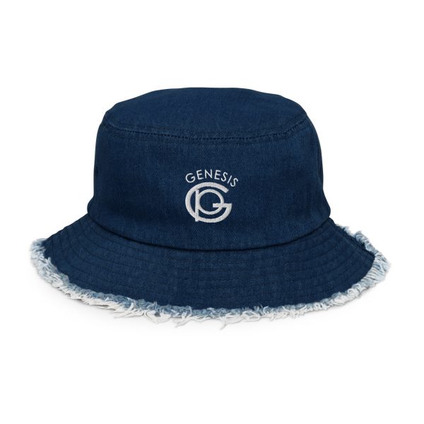Genesis Distressed Denim Bucket Hat